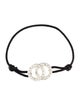 Bvlgari Fortuna Interlocking Circles Cord Bracelet