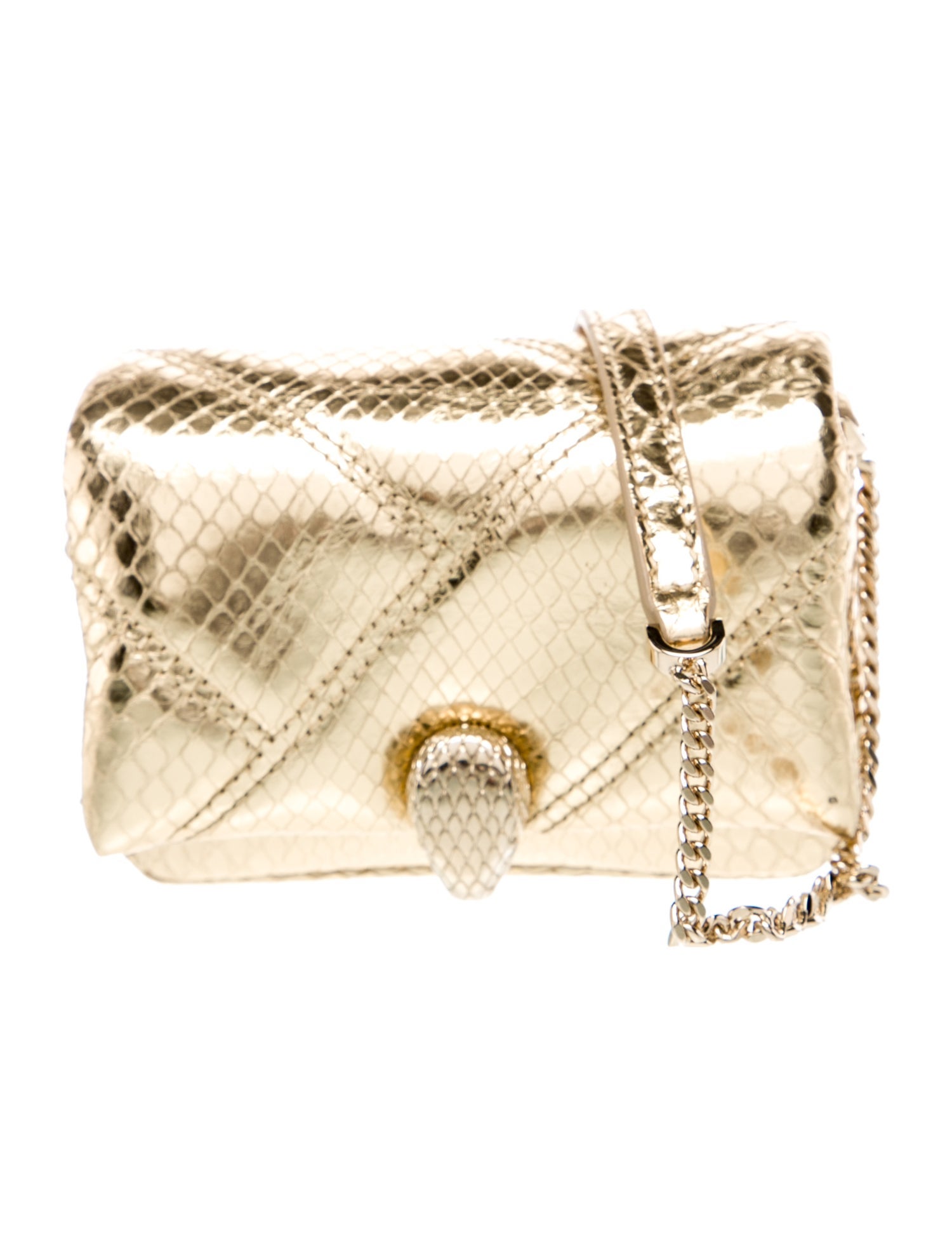 Bvlgari Leather Serpenti Cabochon Nano