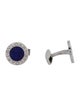Bvlgari Lapis Lazuli Round Cufflinks