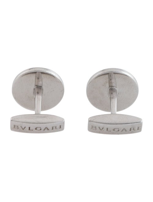 Bvlgari Lapis Lazuli Round Cufflinks