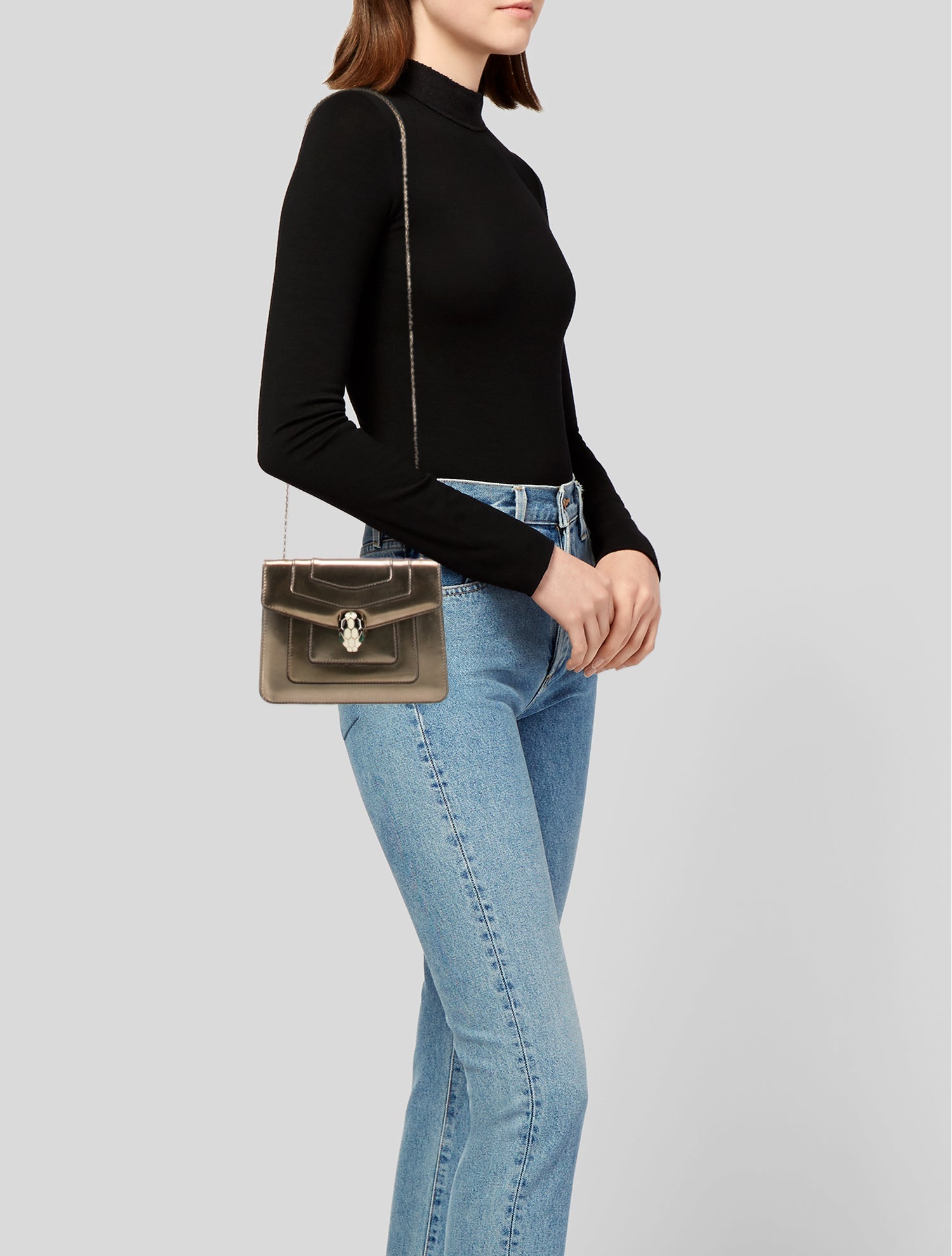 Bvlgari Patent Leather Serpenti Forever