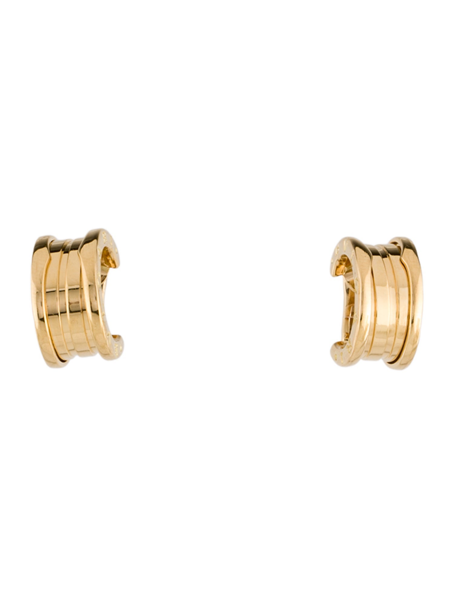 Bvlgari 18K 18K B.zero1 Hoop Earclips