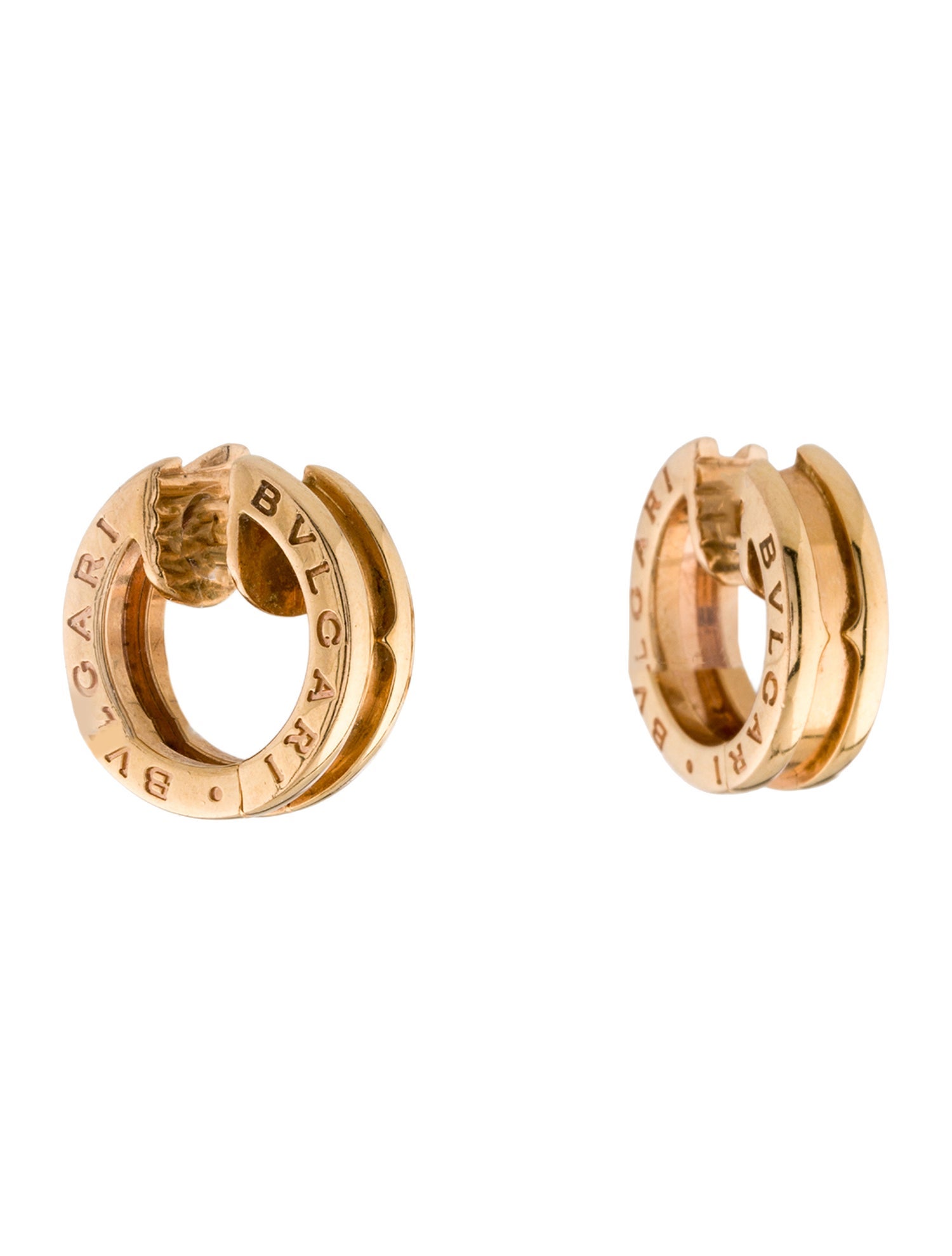 Bvlgari 18K B.zero1 Huggie Earrings