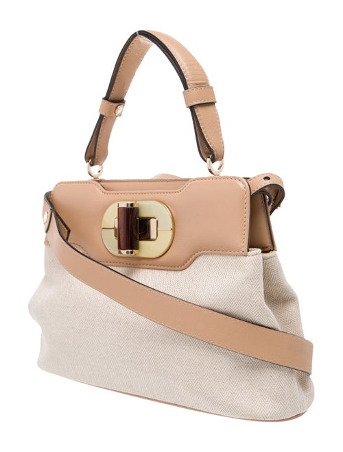 Bvlgari Leather Canvas Isabella Rosselleni
