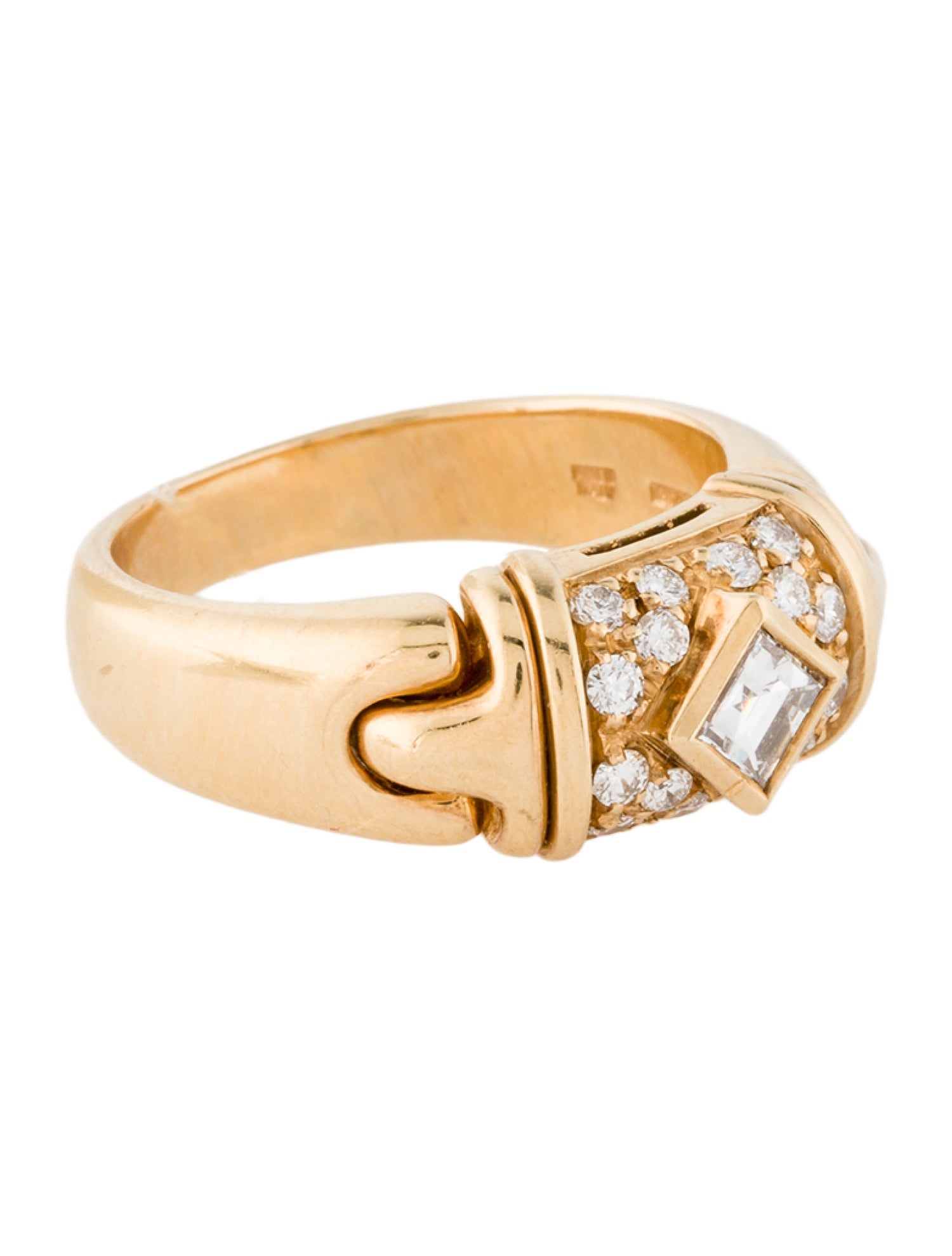 Bvlgari 18K Diamond Parentesi Ring