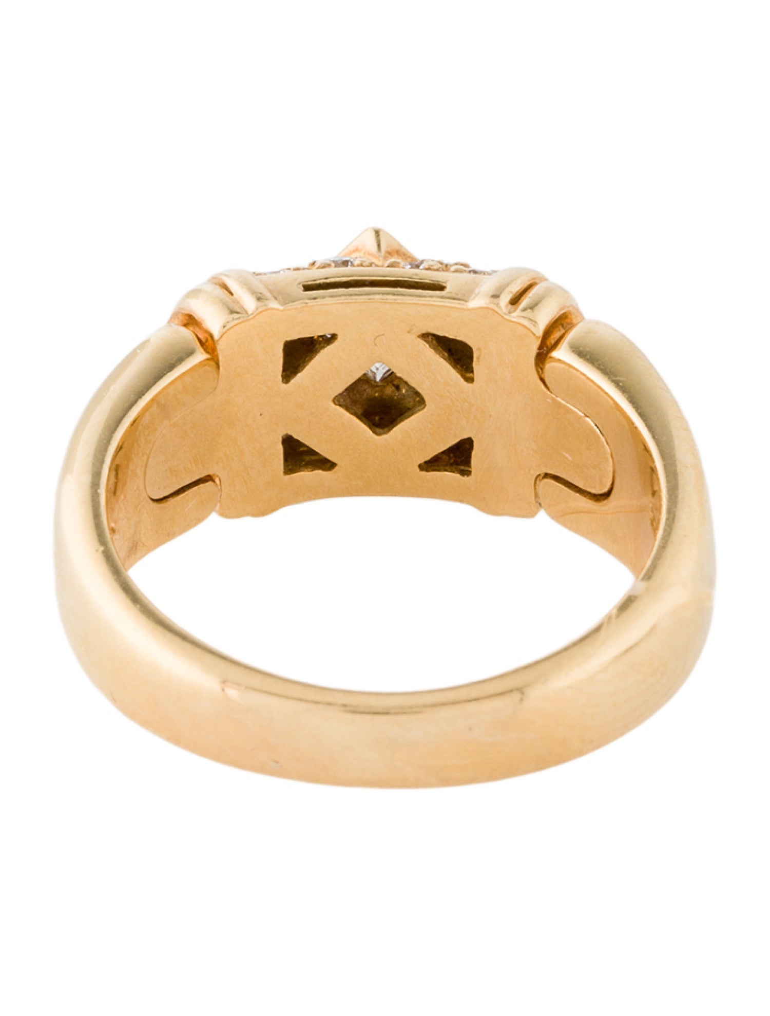 Bvlgari 18K Diamond Parentesi Ring