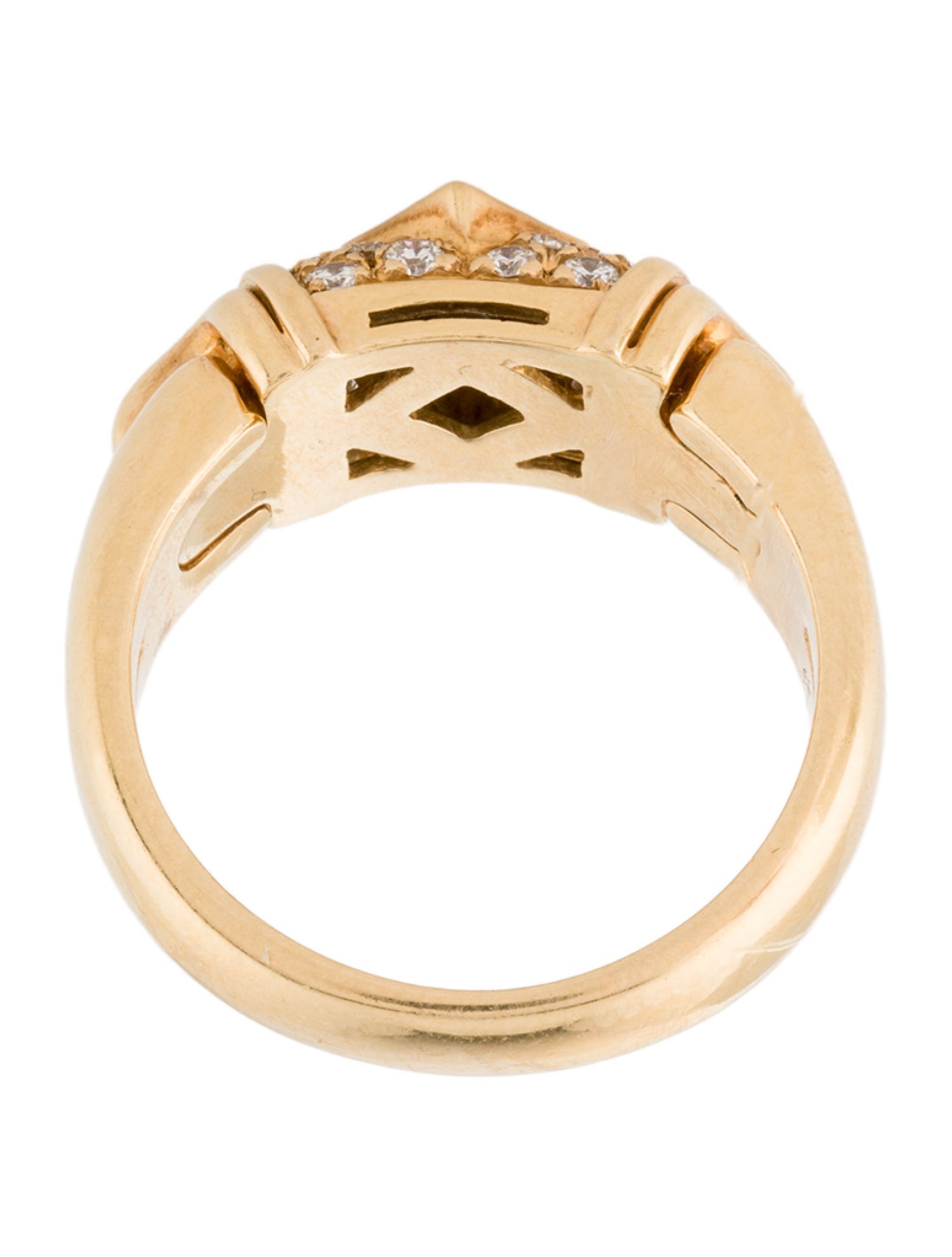 Bvlgari 18K Diamond Parentesi Ring
