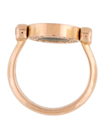 Bvlgari 18K Mother Of Pearl & Onyx Bvlgari Bvlgari Ring