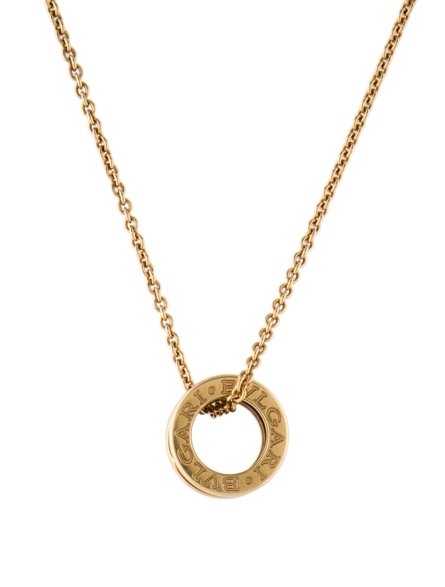 Bvlgari 18K B.zero1 Pendant Necklace