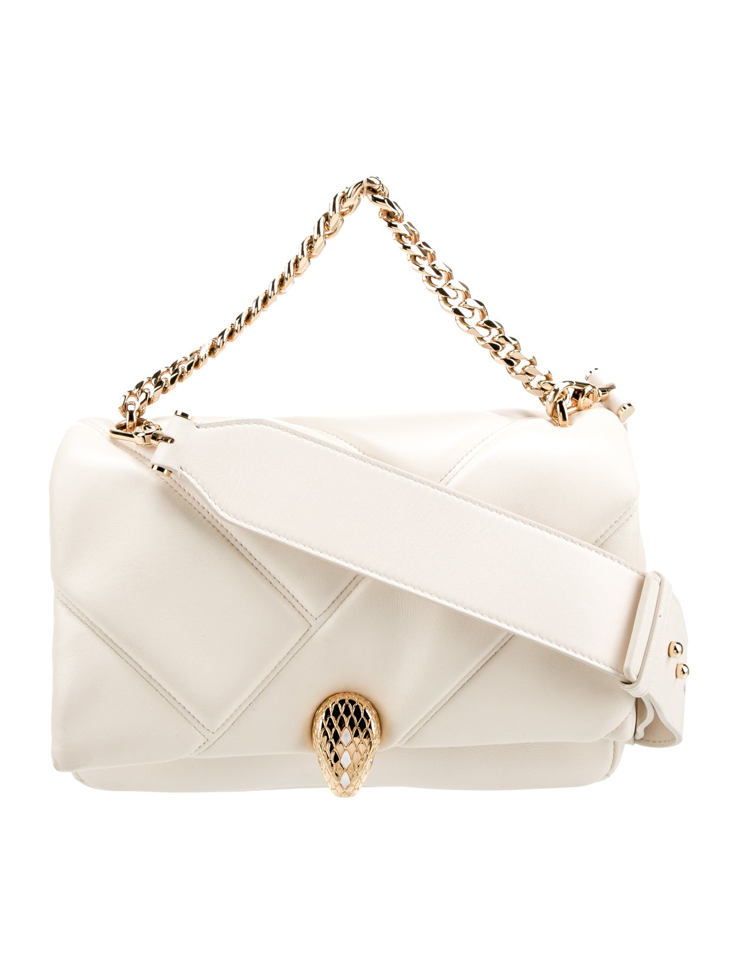 Bvlgari Leather Serpenti Cabochon Matelasse