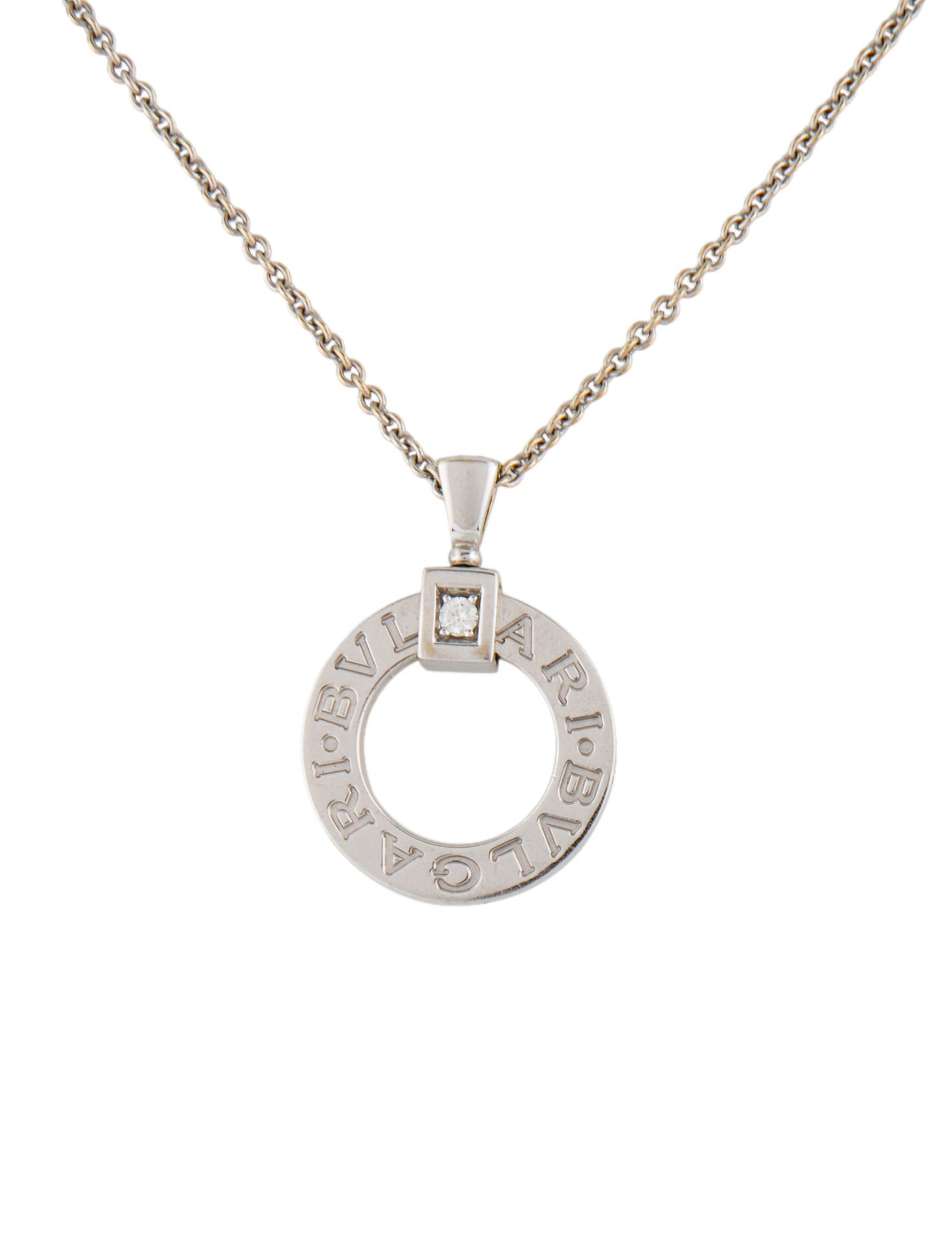 Bvlgari Bvlgari 18K Diamond Pendant Necklace