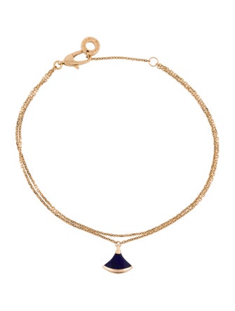 Bvlgari 18K Lapis Lazuli Diva's Dream Charm Bracelet