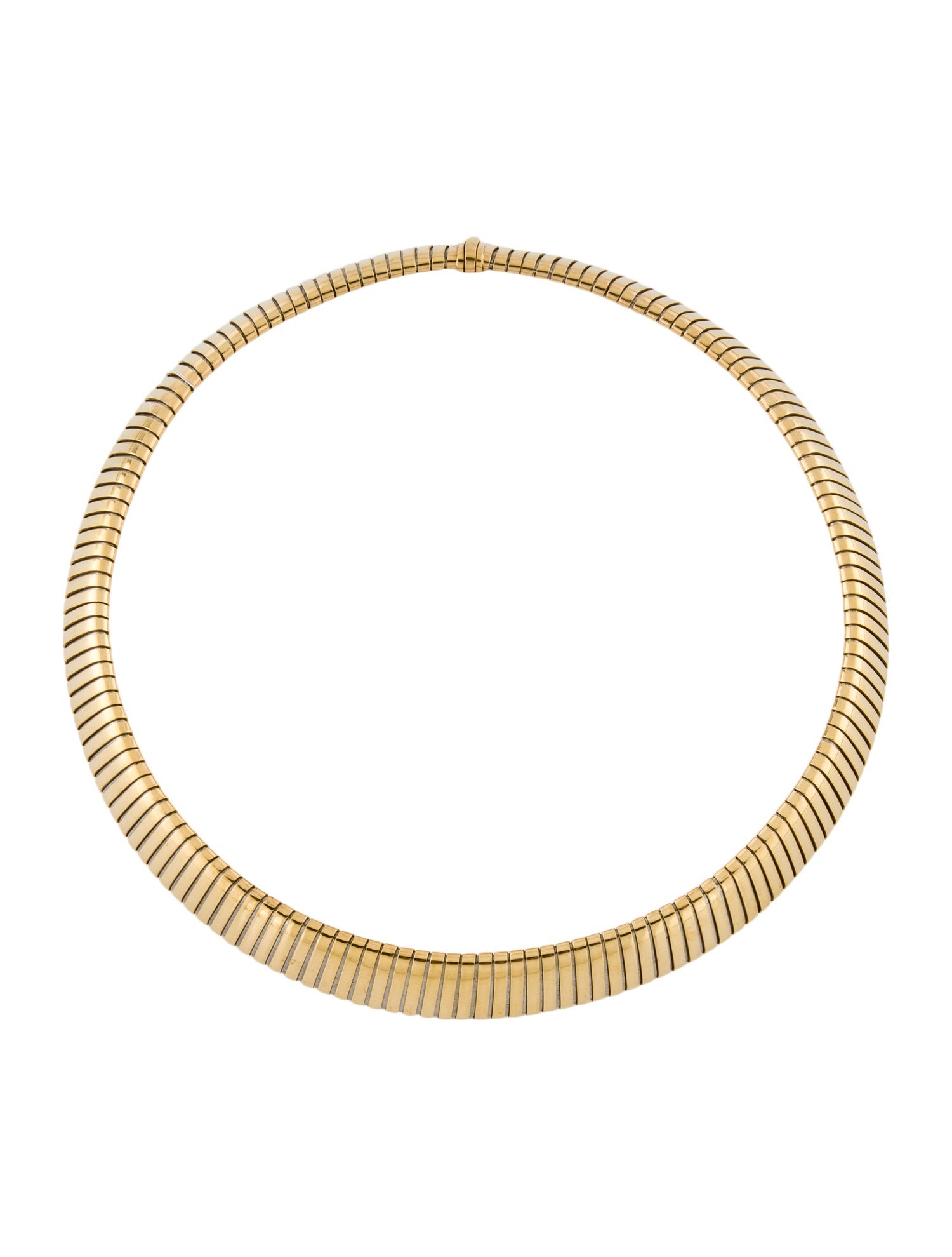Bvlgari Vintage 18K Tubogas Necklace