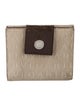 Bvlgari Leather Patterned Compact Wallet