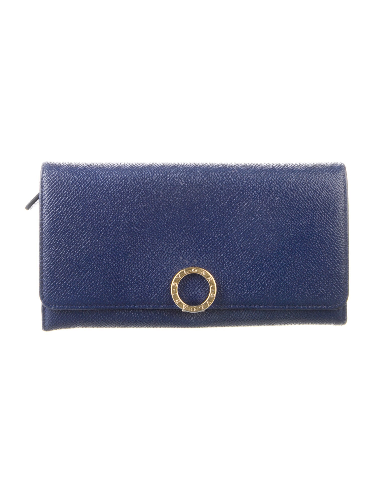 Bvlgari Leather Continental Wallet