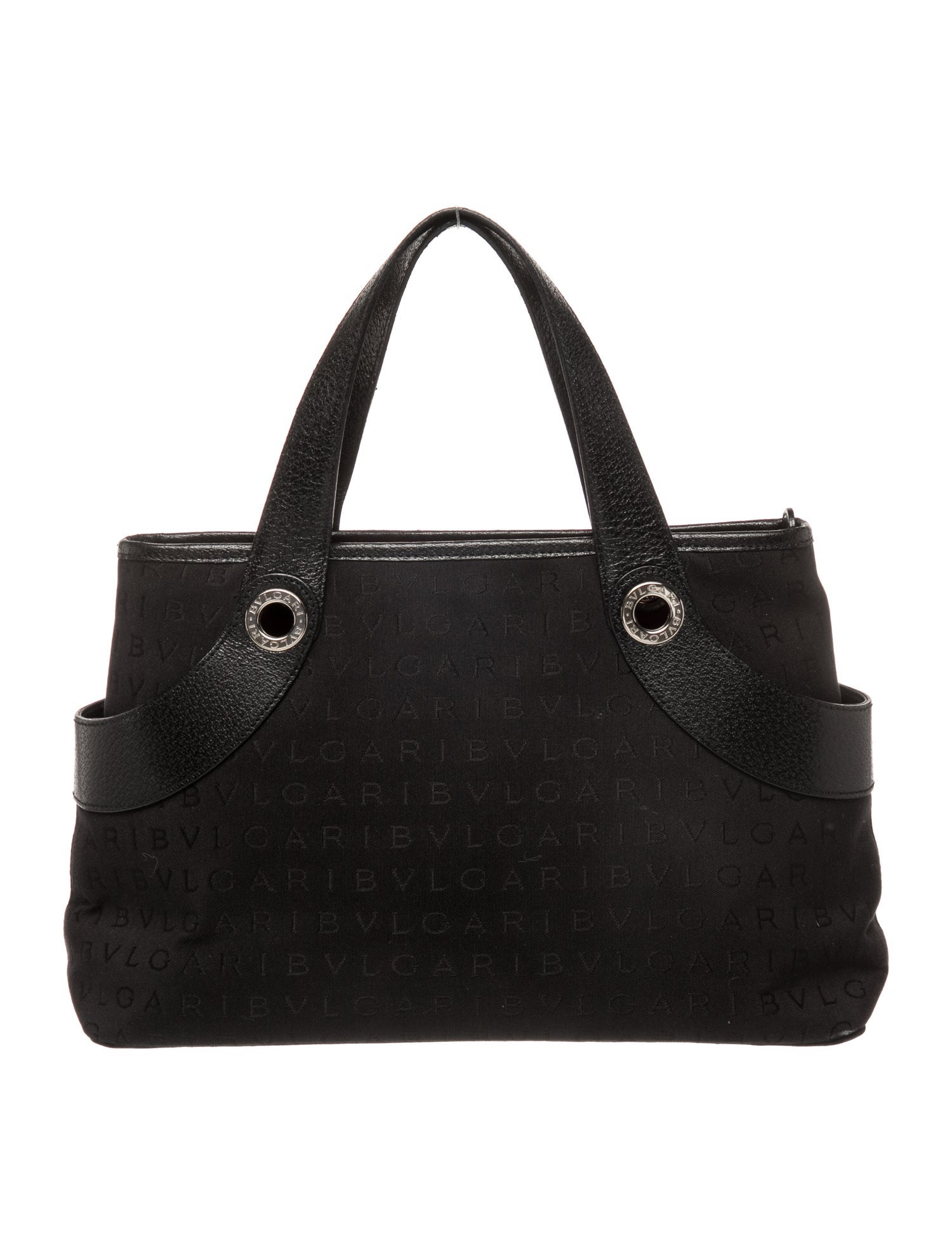 Bvlgari Canvas Top Handle Bag