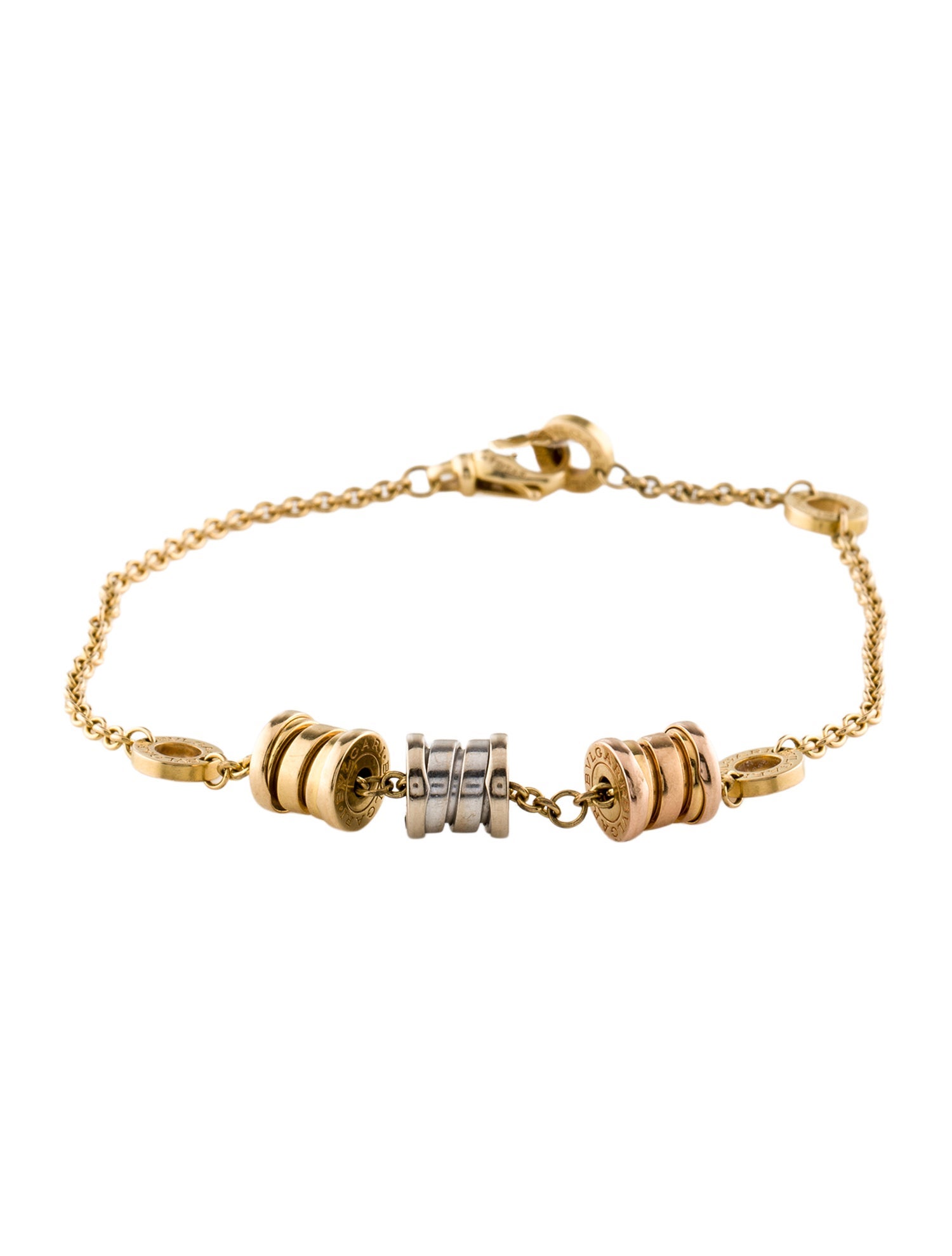 Bvlgari 18K Tri-Color B.zero1 Bracelet