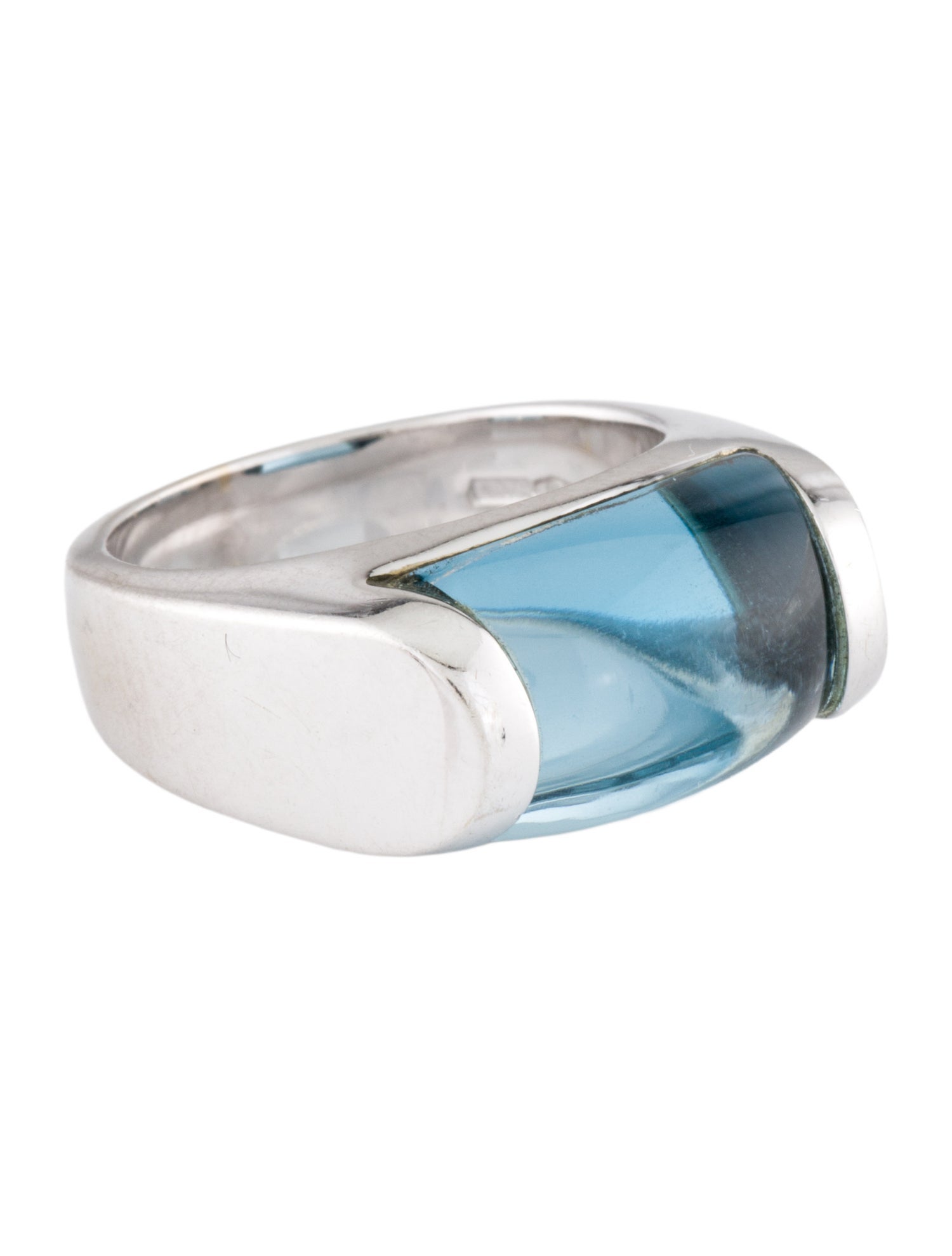 Bvlgari Vintage Topaz Tronchetto Ring