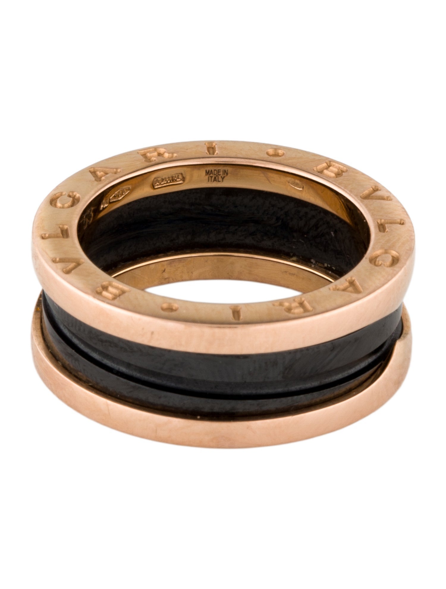 Bvlgari 18K Ceramic B.zero1 Band