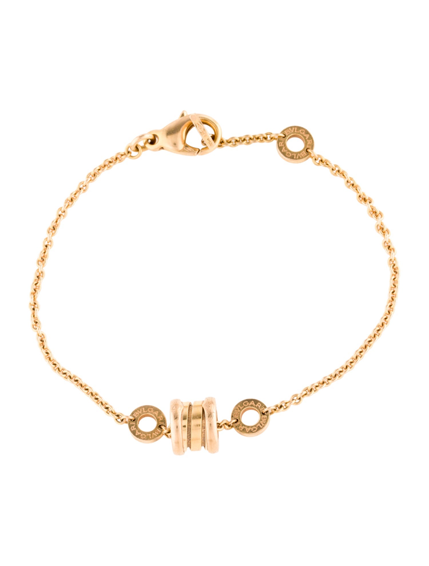 Bvlgari 18K B.zero1 Station Bracelet