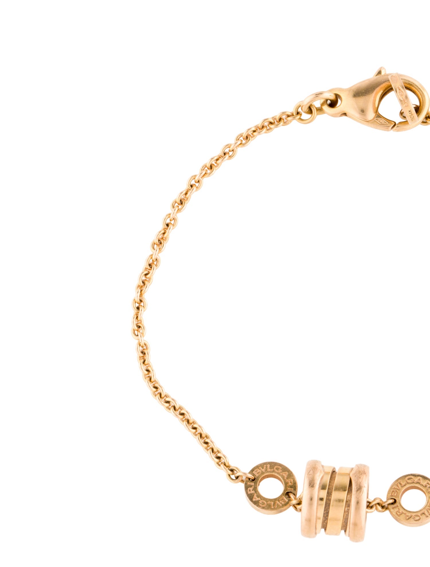Bvlgari 18K B.zero1 Station Bracelet
