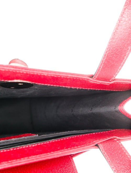 Bvlgari Leather Top Handle Bag