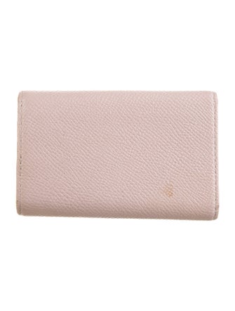 Bvlgari pink leather Bvldari keychain