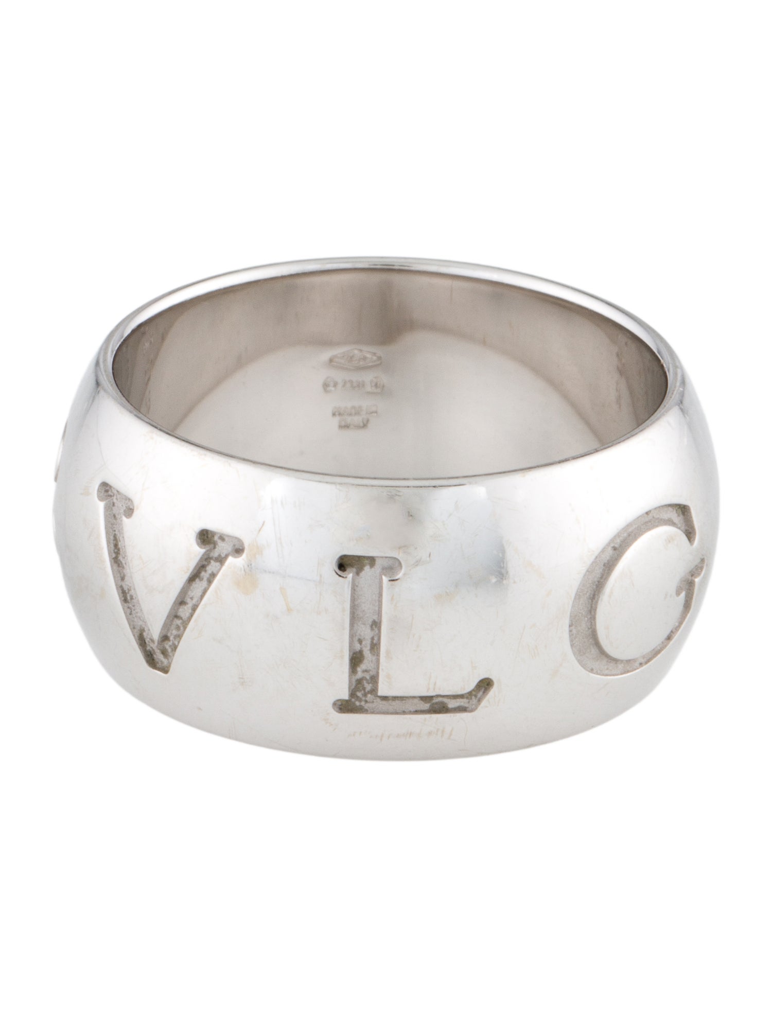 Bvlgari 18K Monologo Ring