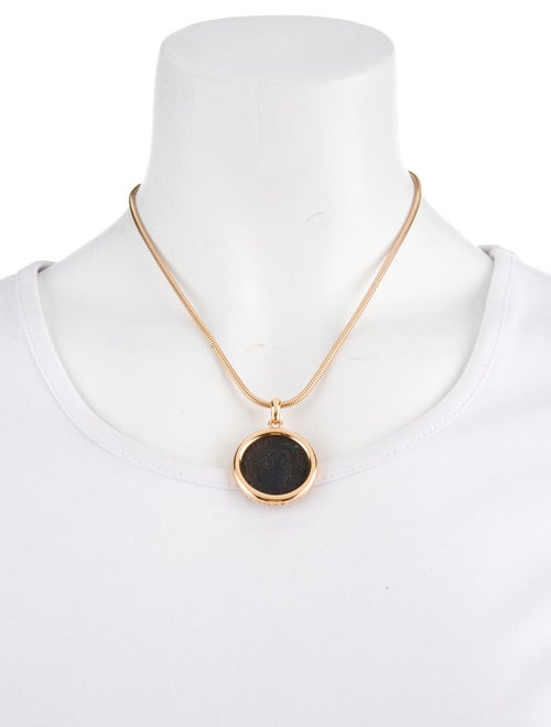 Bvlgari 18K Ancient Coin Pendant Necklace