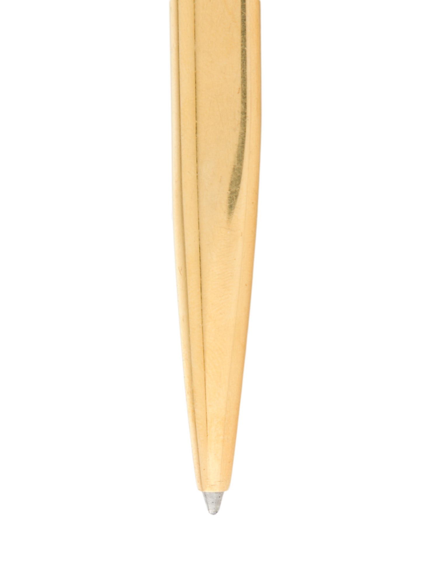 Bvlgari 18K Gold Plated Eccentrica Ballpoint Pen