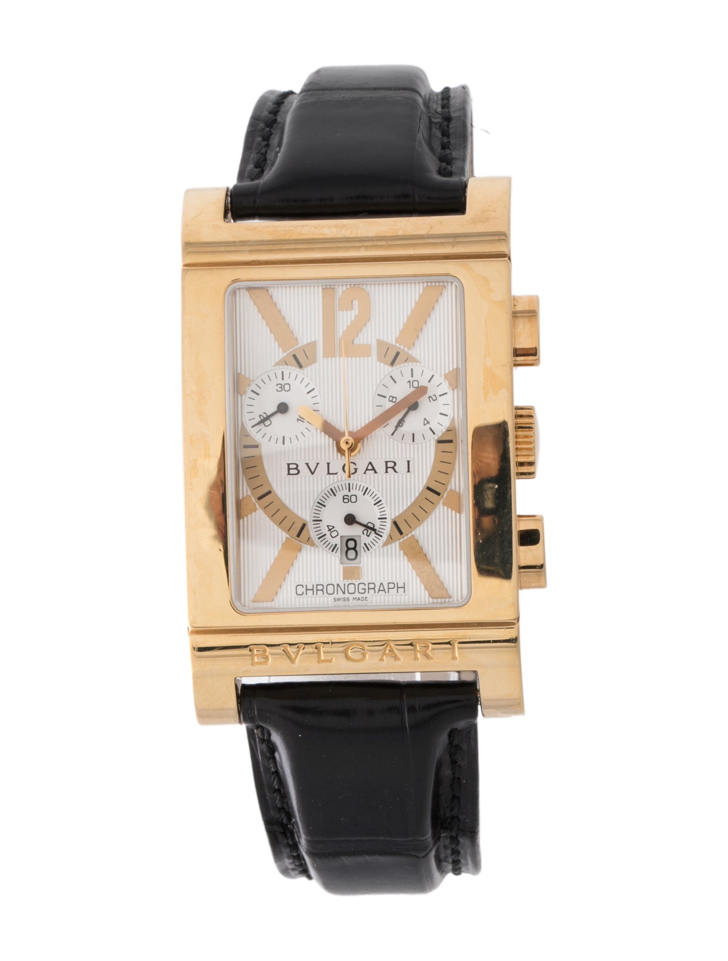 Bvlgari Rettangolo Chronograph Watch