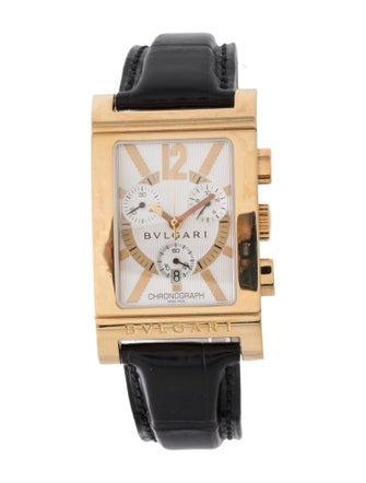 Bvlgari Rettangolo Chronograph Watch