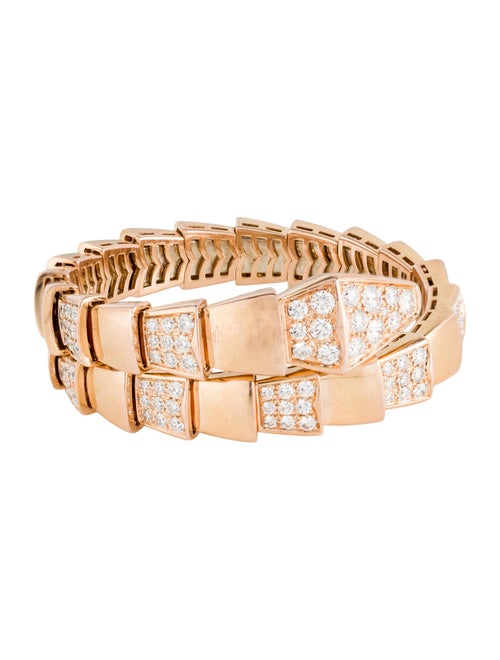 Bvlgari 18K 4.67ctw Serpenti Scaglie Bracelet
