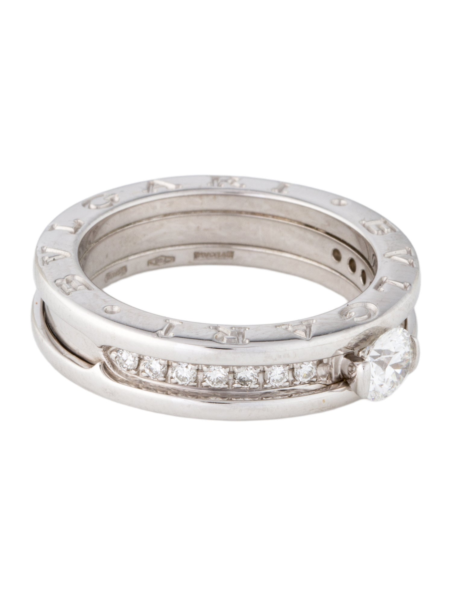 Bvlgari 18K Diamond B.zero1 Engagement Ring