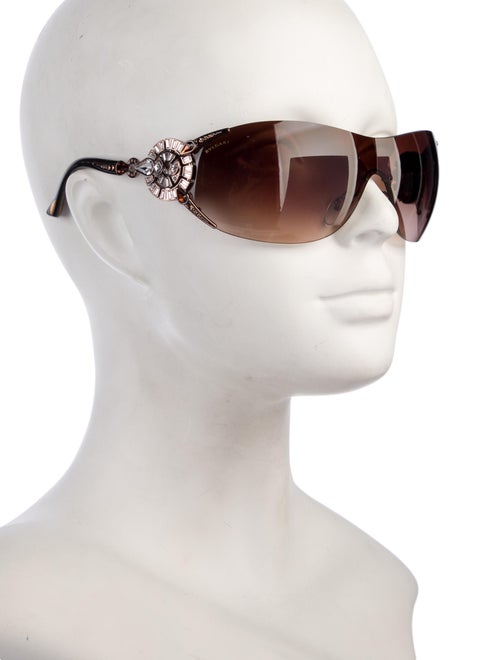 Bvlgari Shield Gradient Sunglasses