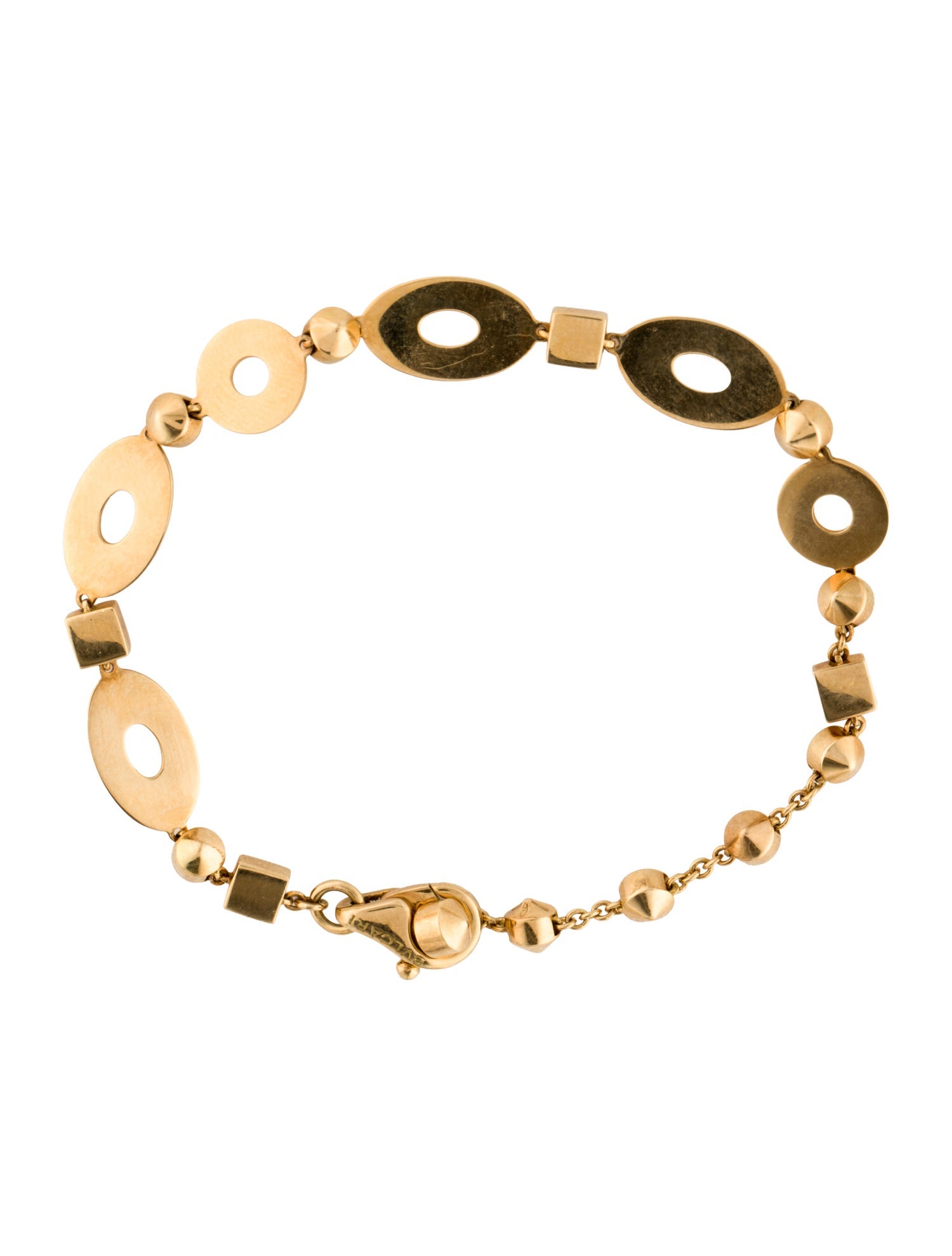 Bvlgari 18K Lucea Link Bracelet