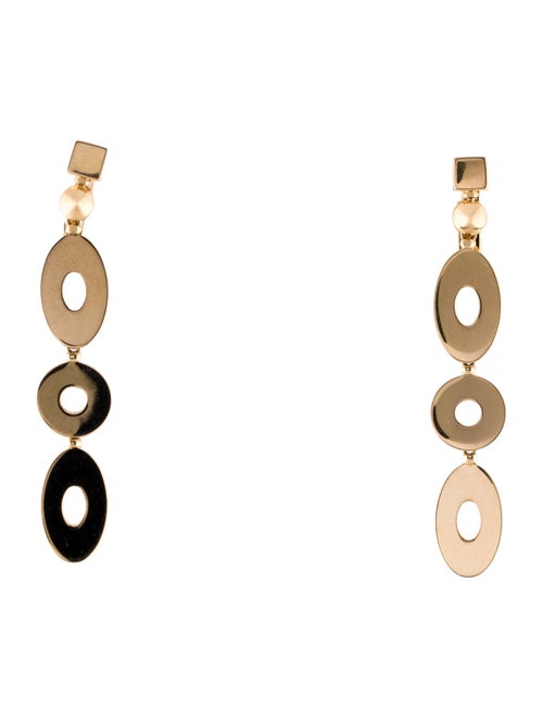 Bvlgari 18K Lucea Clip-On Drop Earrings
