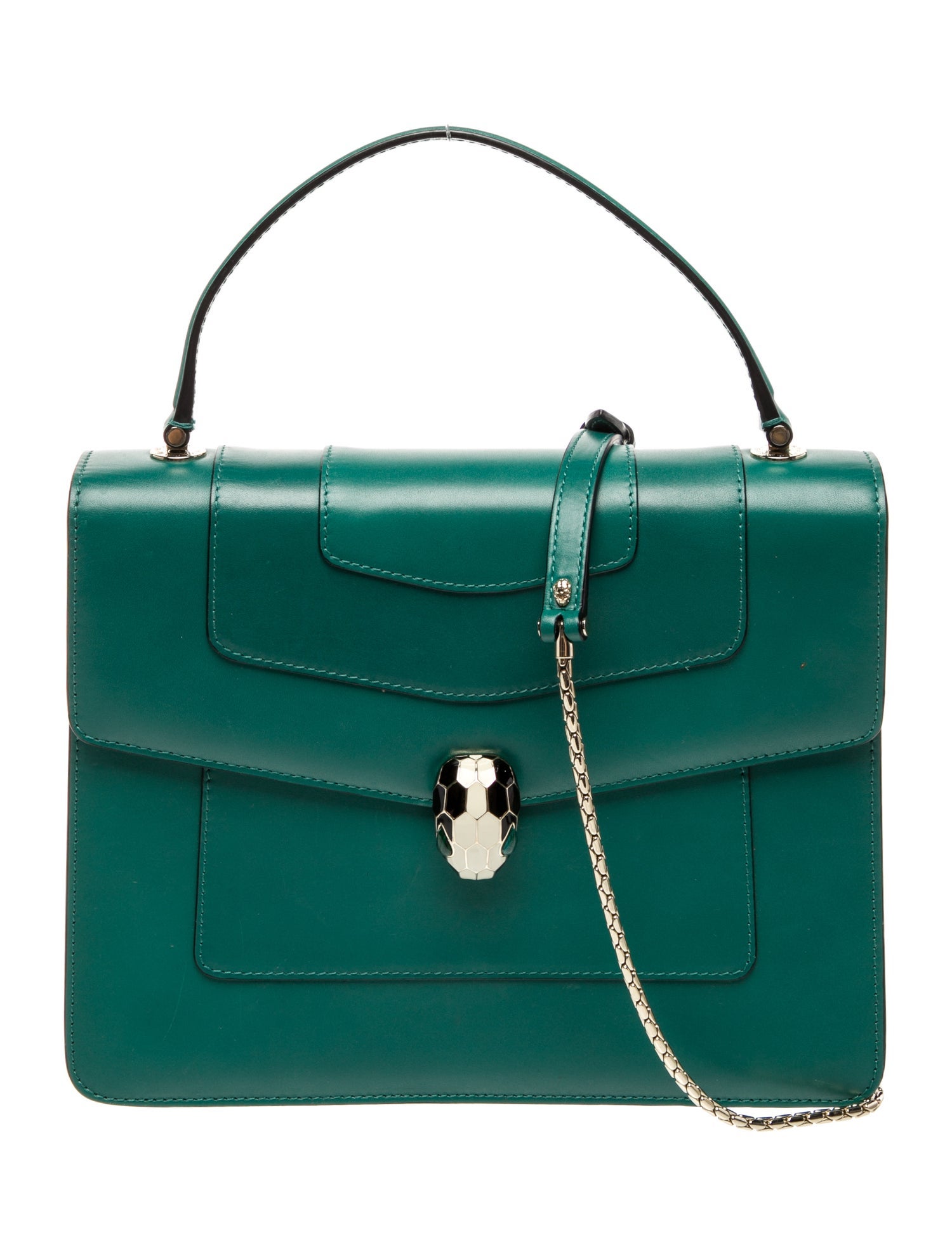 Bvlgari Leather Serpenti Forever Top Handle bag