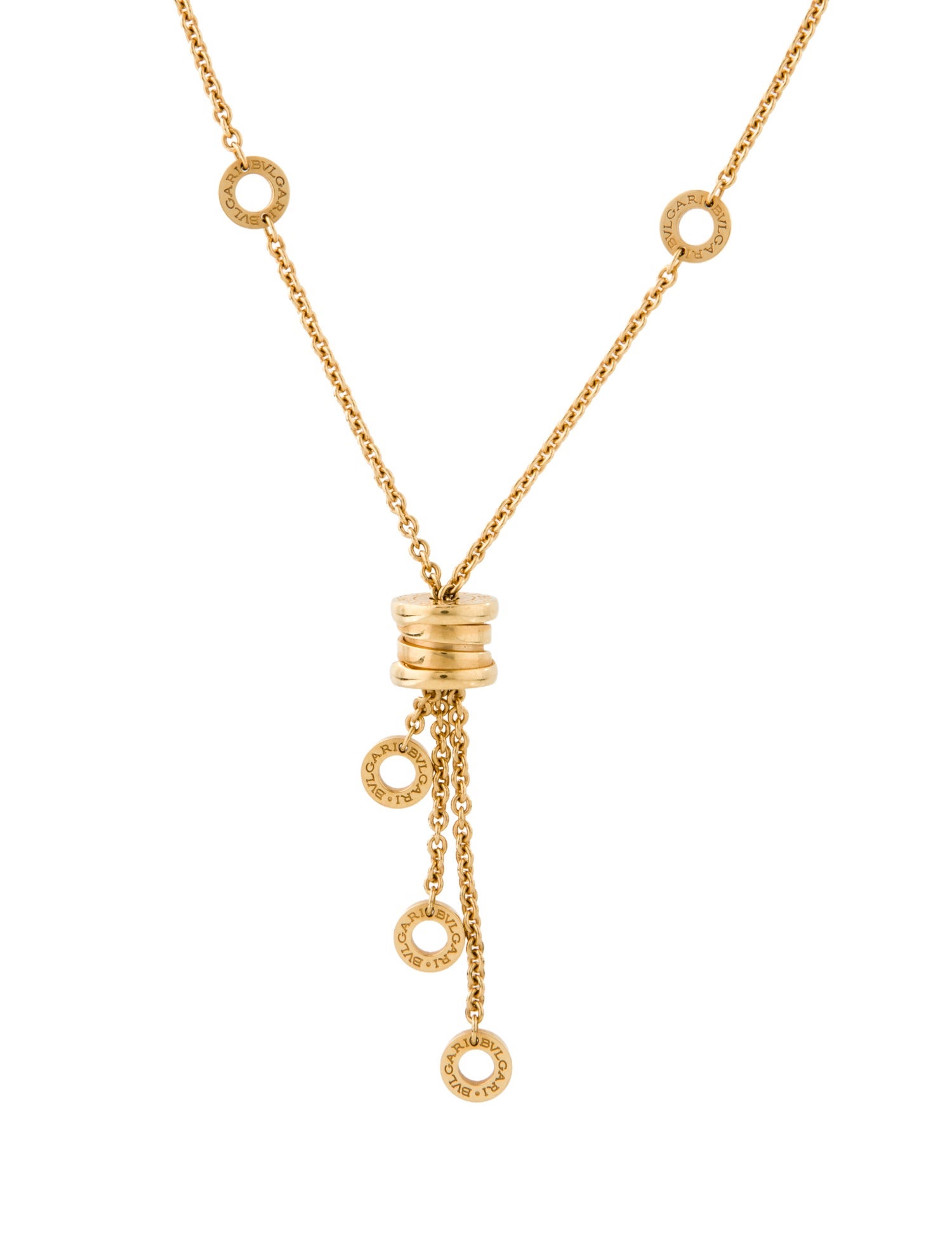 Bvlgari 18K B.zero1 Tassel Necklace
