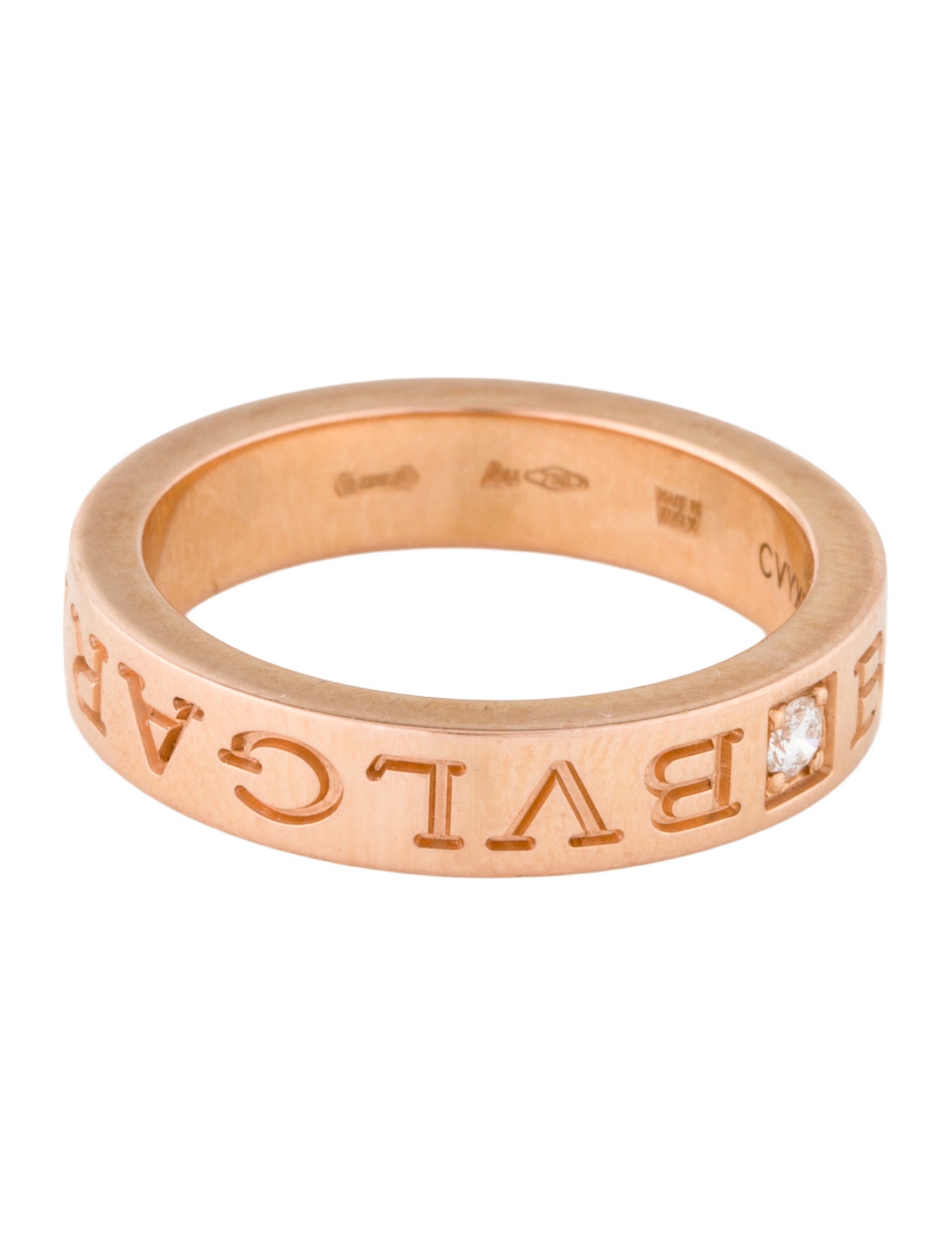 Bvlgari 18K B.zero1 Diamond Band