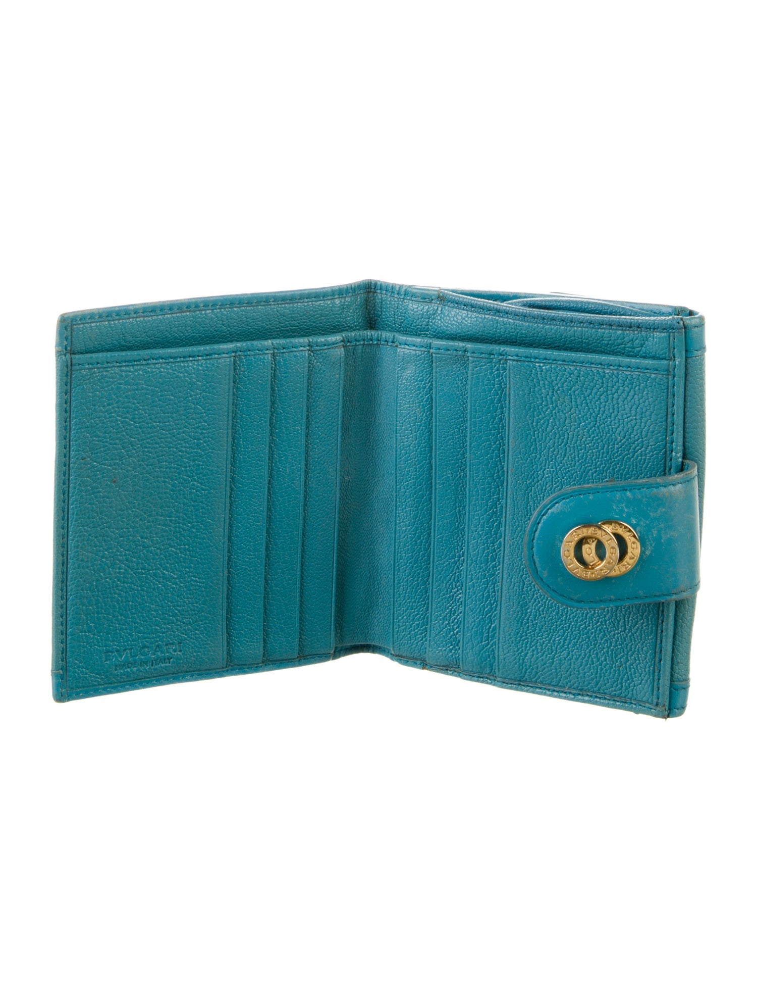 Bvlgari Leather Compact Wallet