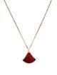 Bvlgari 18K Carnelian & Diamond Divas' Dream Pendant Necklace