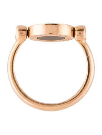 Bvlgari 18K Mother Of Pearl & Onyx Bvlgari Bvlgari Ring