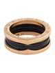 Bvlgari 18K Ceramic B.zero1 Ring