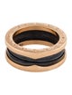 Bvlgari 18K Ceramic B.zero1 Ring