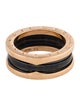 Bvlgari 18K Ceramic B.zero1 Ring