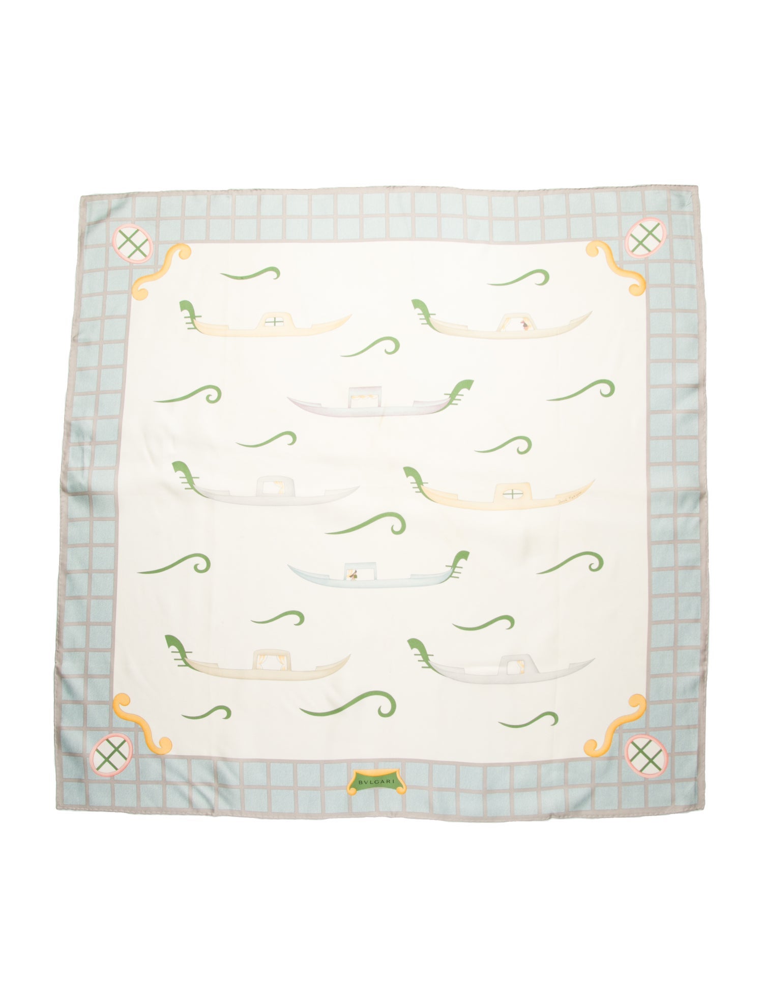 Bvlgari Silk Printed Scarf