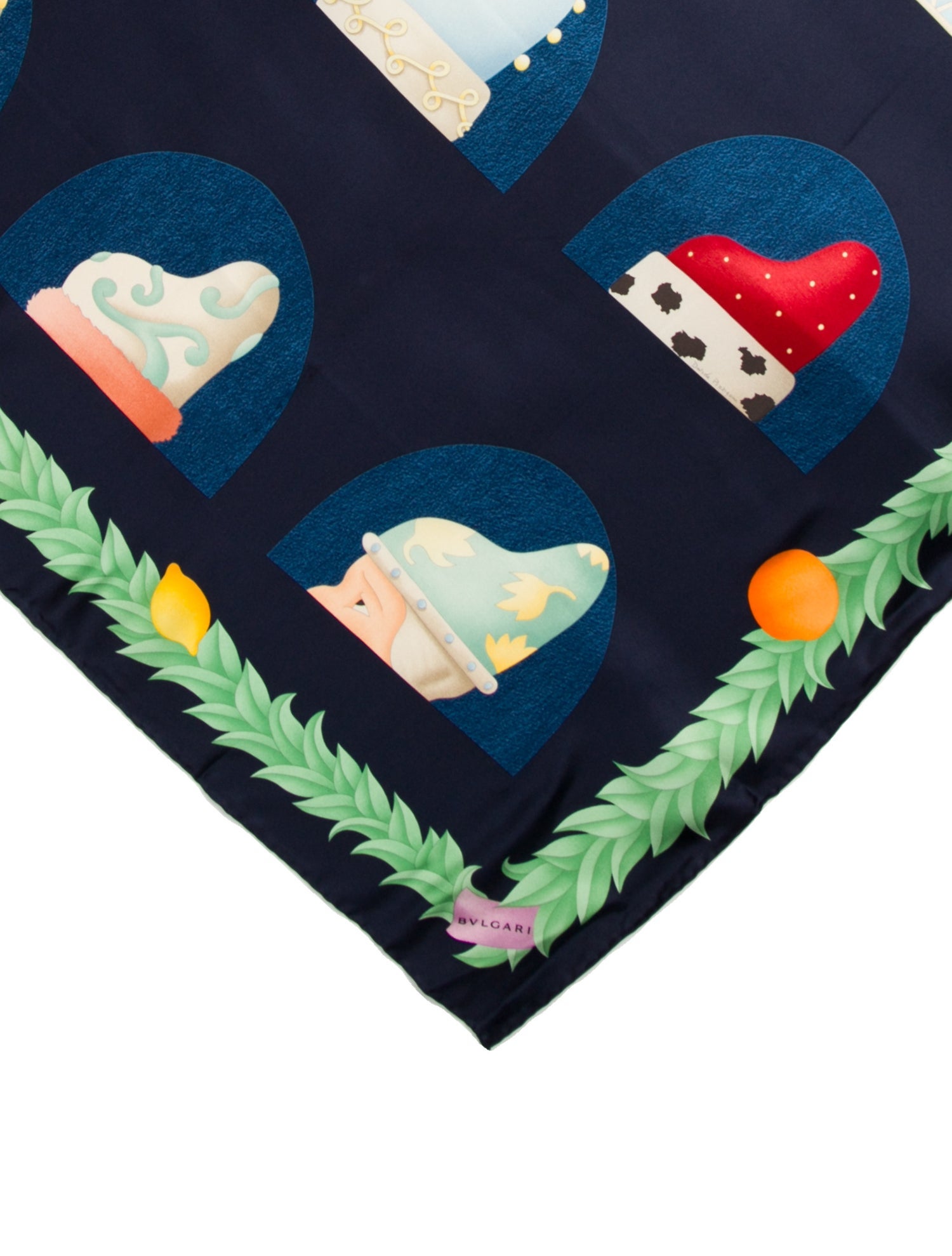 Bvlgari Silk Printed Scarf