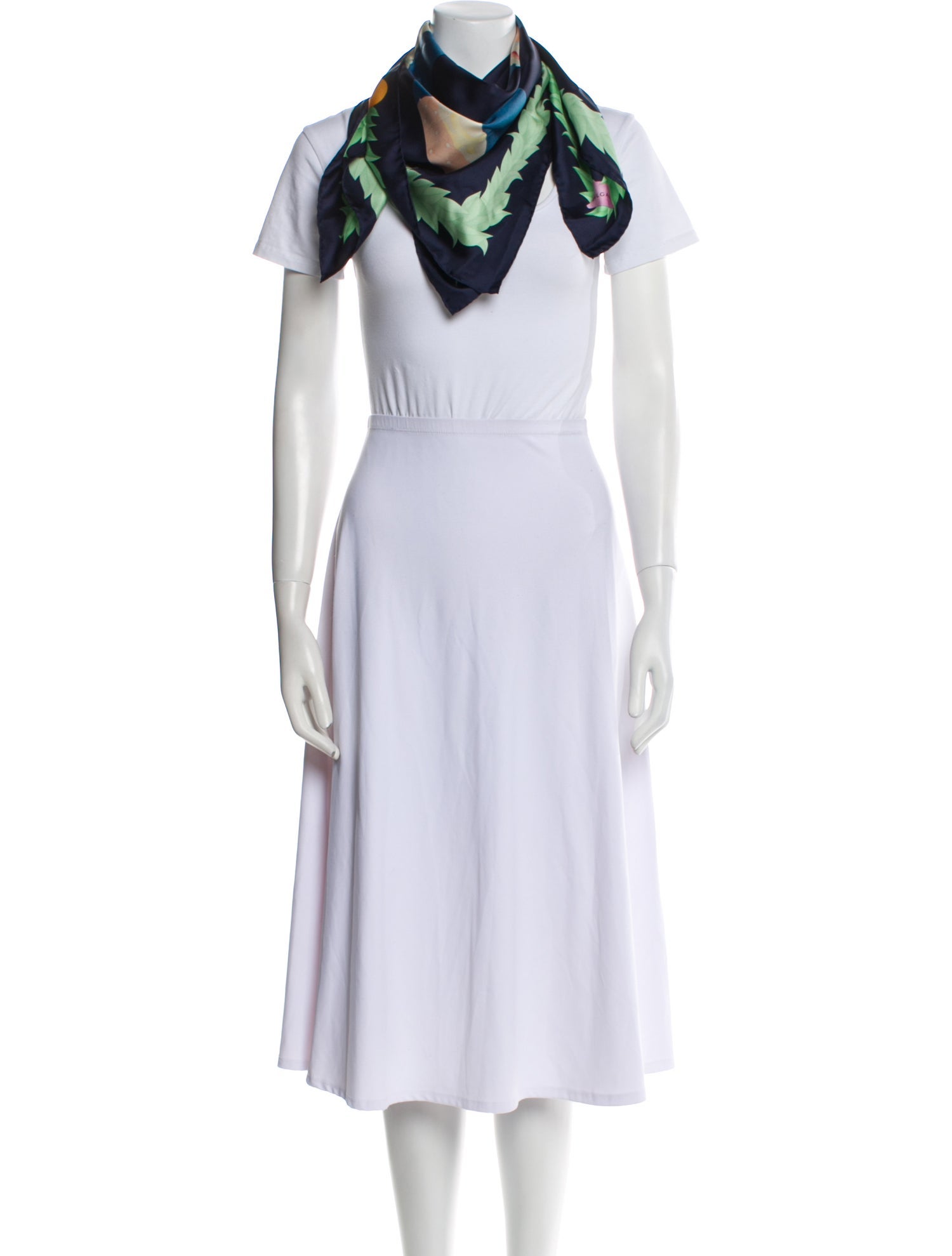 Bvlgari Silk Printed Scarf