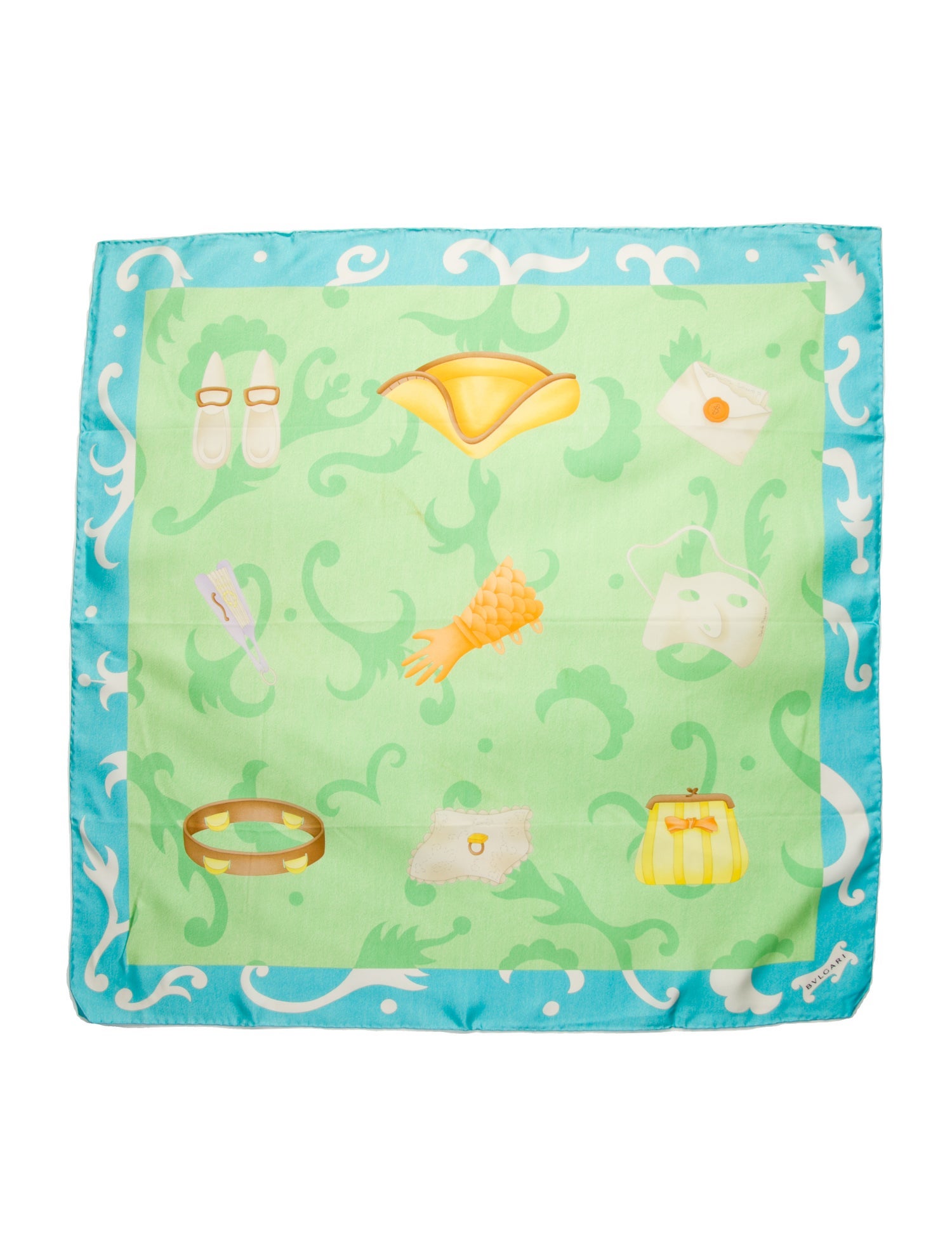 Bvlgari Silk Printed Scarf